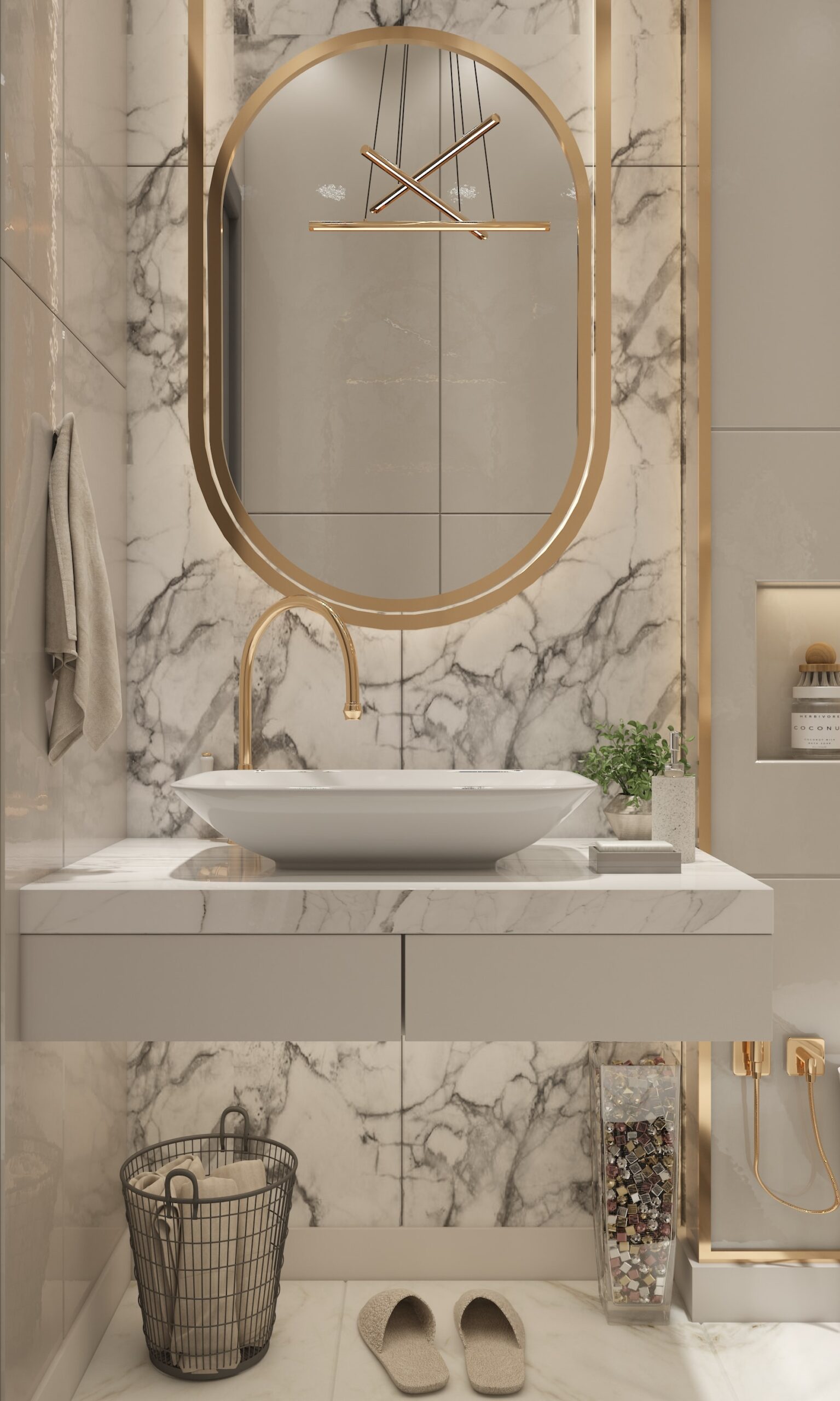 super functional bathroom