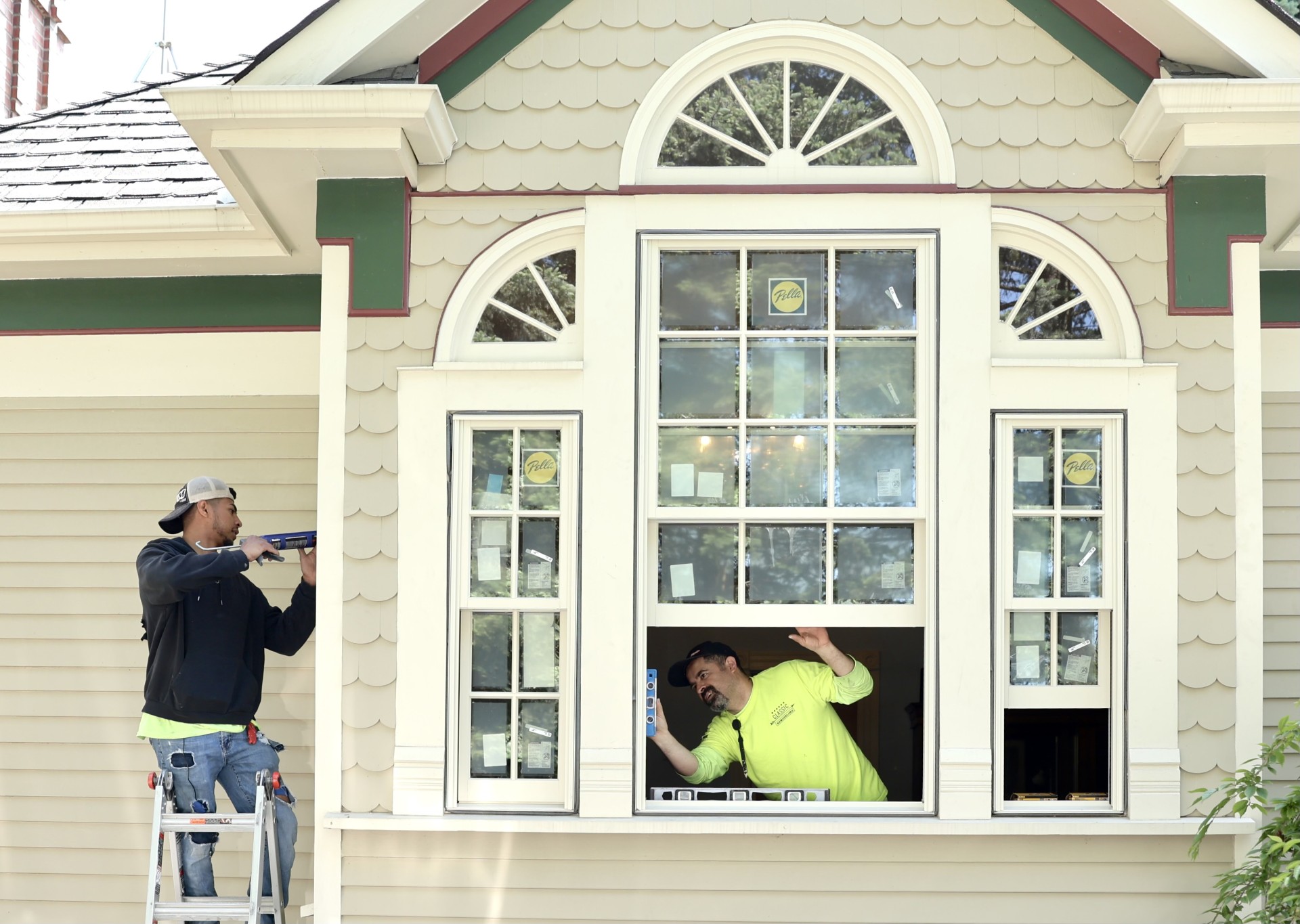 front window of a home