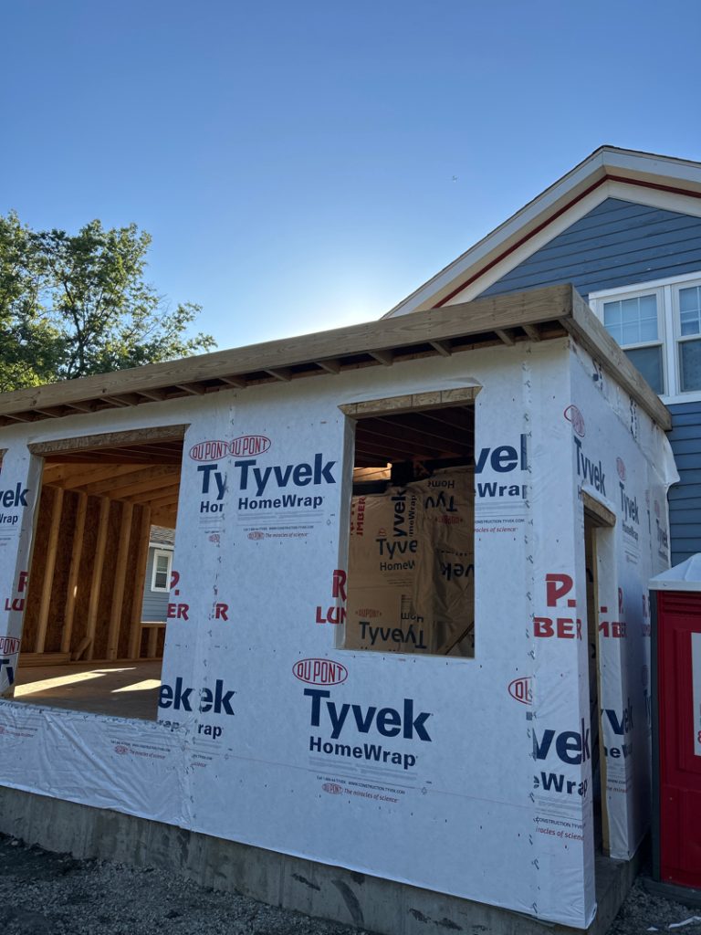 home addition roof framing