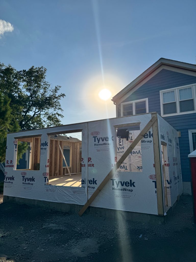 home addition wall framing