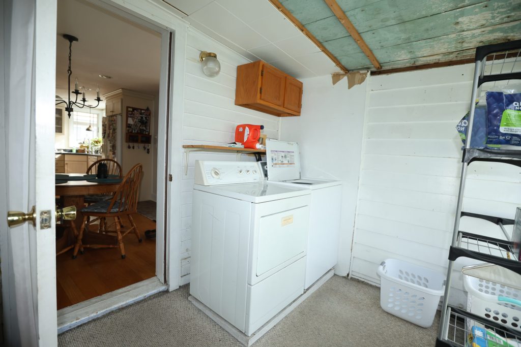 View of the old laundry room