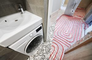heated bathroom flooring