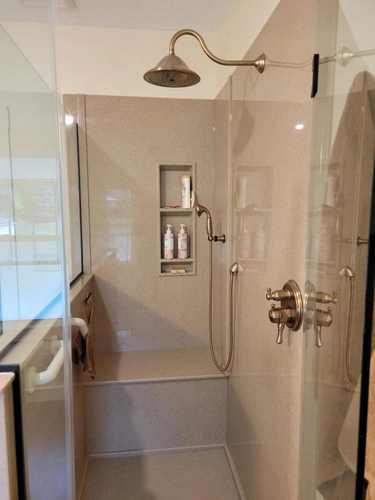 onyx beige bathroom