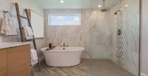 soaker tub bathroom design