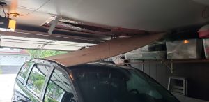 drywall collapse in a garage in Westmont 
